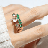 Arc de Triomphe Ring (Rose Quartz) - Love Estella