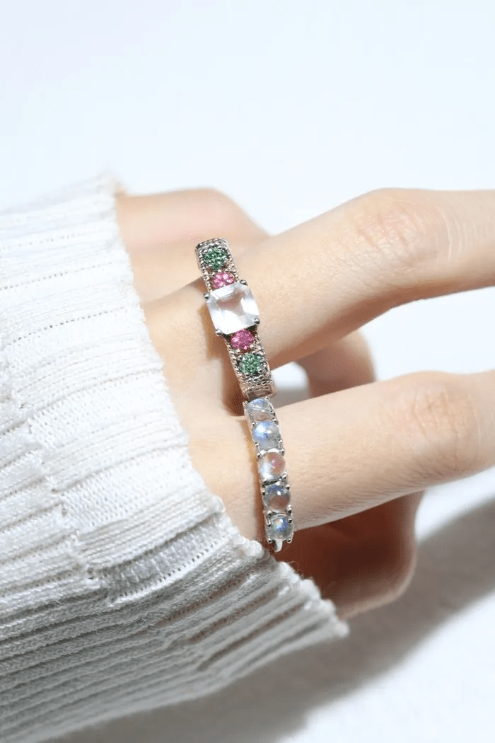Arc de Triomphe Ring (Rose Quartz) - Love Estella