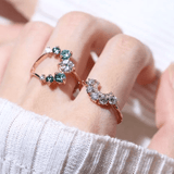 Arc White Moissanite Ring - Love Estella