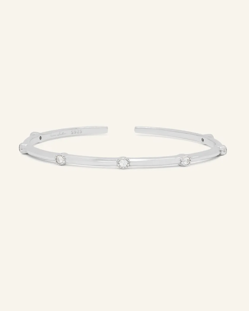 Aria Moissanite Cuff - Love Estella