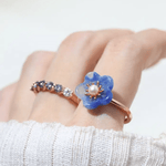 Azure Bloom Ring - Love Estella