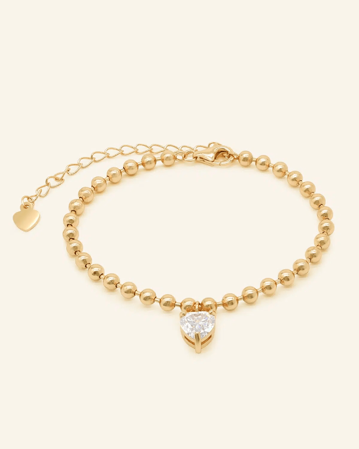Beaded Heart Bracelet by Elate - Love Estella