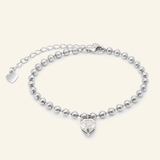 Beaded Heart Bracelet by Elate - Love Estella
