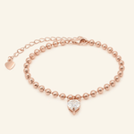 Beaded Heart Bracelet by Elate - Love Estella