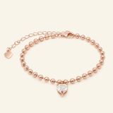 Beaded Heart Bracelet by Elate - Love Estella