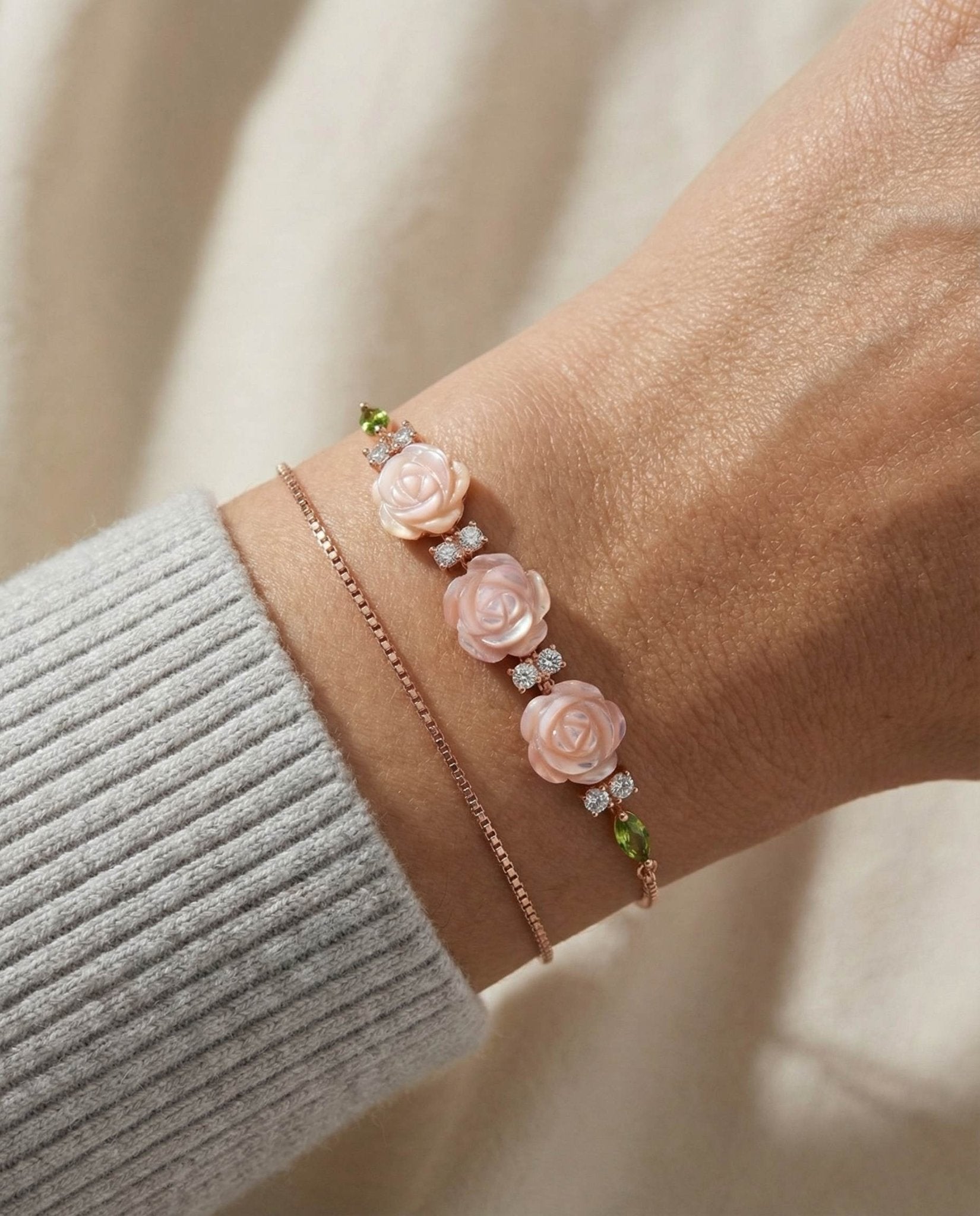 Bed of Roses Slider Bracelet - Love Estella