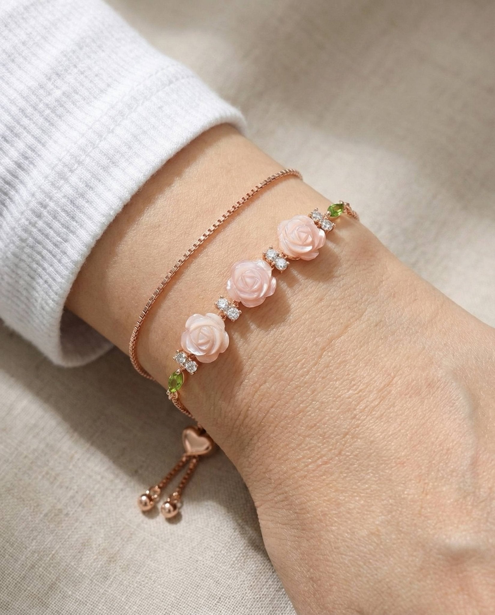 Bed of Roses Slider Bracelet - Love Estella