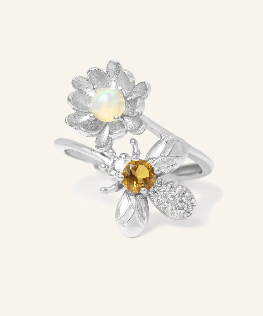 Bee & Bloom Ring - Love Estella