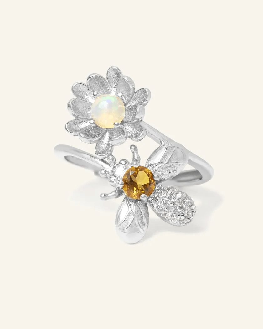 Bee & Bloom Ring - Love Estella