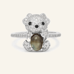 Black Sunstone Koala Bear Ring - Love Estella