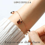 Blessings Charm Slider Bracelet - Love Estella