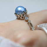 Blue Pearl Ring - Love Estella