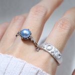 Blue Pearl Ring - Love Estella