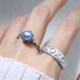 Blue Pearl Ring - Love Estella