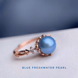 Blue Pearl Ring - Love Estella