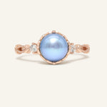 Blue Pearl Ring - Love Estella