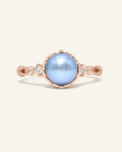 Blue Pearl Ring - Love Estella
