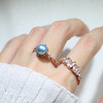 Blue Pearl Ring - Love Estella