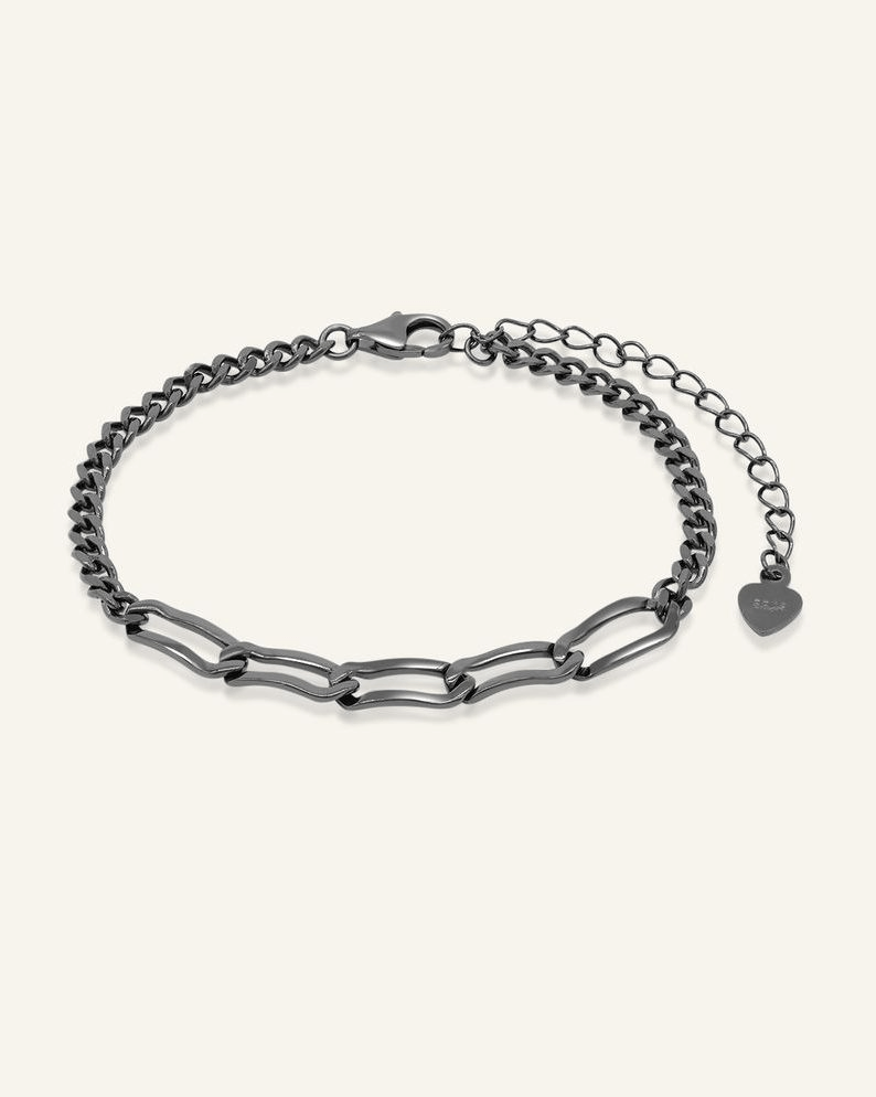 Boyfriend Curb Bracelet by Elate - Love Estella