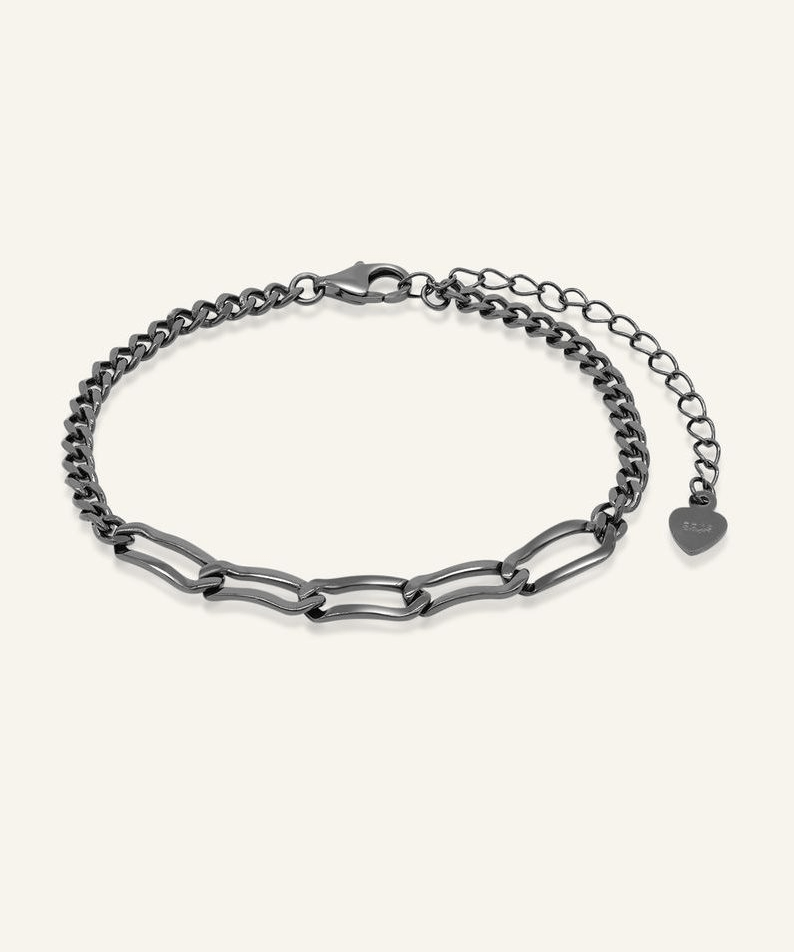 Boyfriend Curb Bracelet by Elate - Love Estella