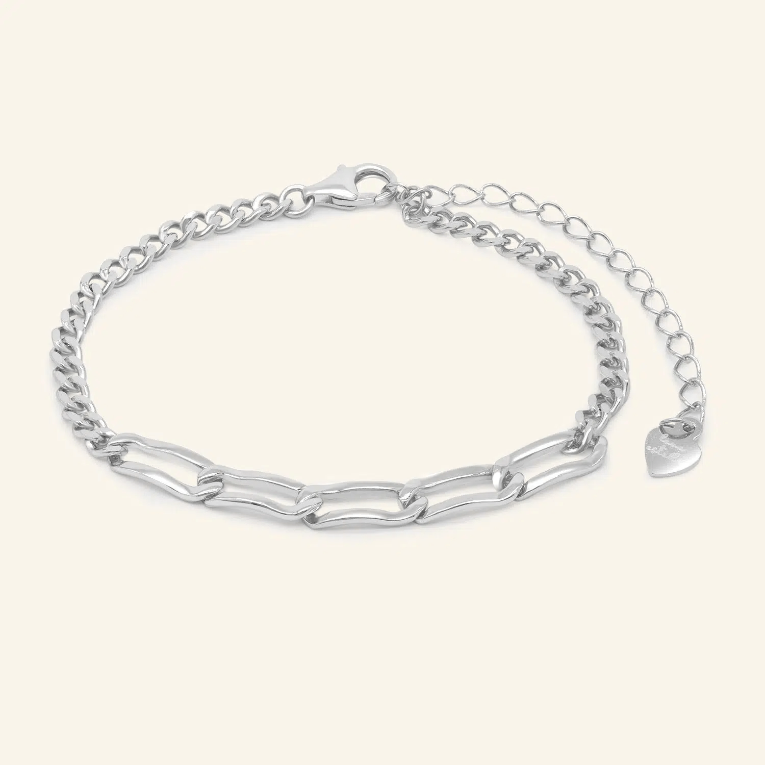 Boyfriend Curb Bracelet by Elate - Love Estella