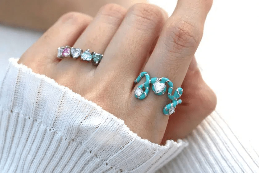 Candy Cane Joy Ring - Love Estella