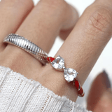 Candy Cane Ribbon Ring (Topaz) - Love Estella