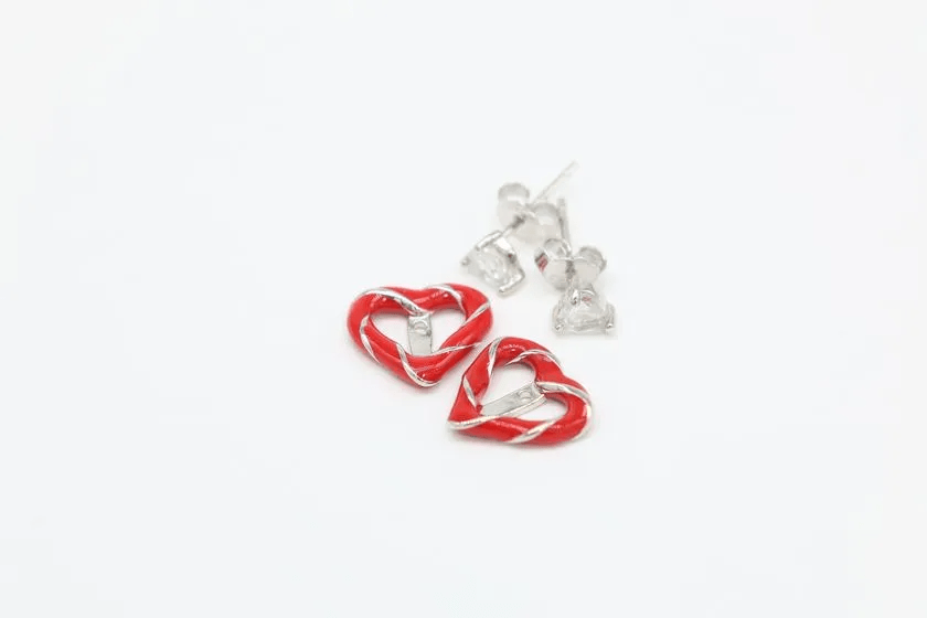 Candy Cane Switch Studs (Topaz) - Love Estella