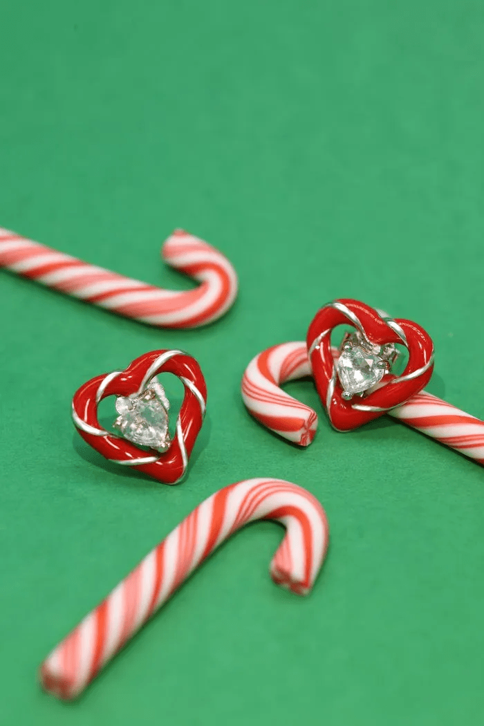 Candy Cane Switch Studs (Topaz) - Love Estella