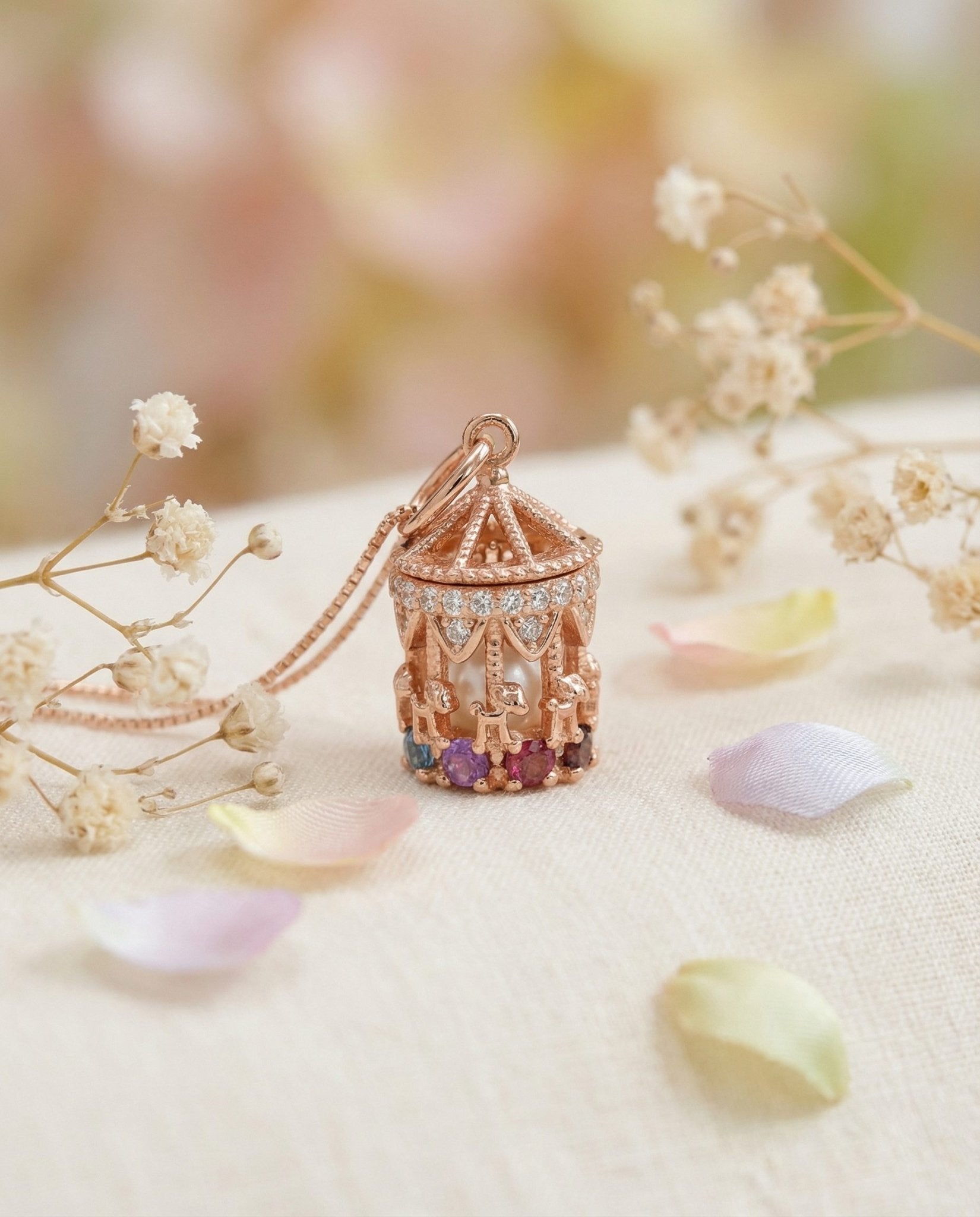 Carousel Pearl Necklace - Love Estella