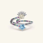 Celestial Harmony Ring (Yellow Moissanite) - Love Estella