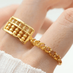 Citrine Half Eternity Band - Love Estella