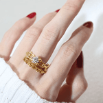Citrine Half Eternity Band - Love Estella