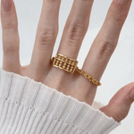 Citrine Half Eternity Band - Love Estella