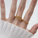 Citrine Half Eternity Band - Love Estella
