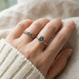 Classic Moissanite Ring (3 Carats), Mystic Aurora