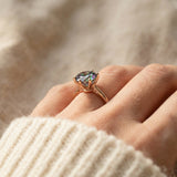 Classic Moissanite Ring (3 Carats), Mystic Aurora