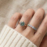 Classic Moissanite Ring (3 Carats), Mystic Aurora