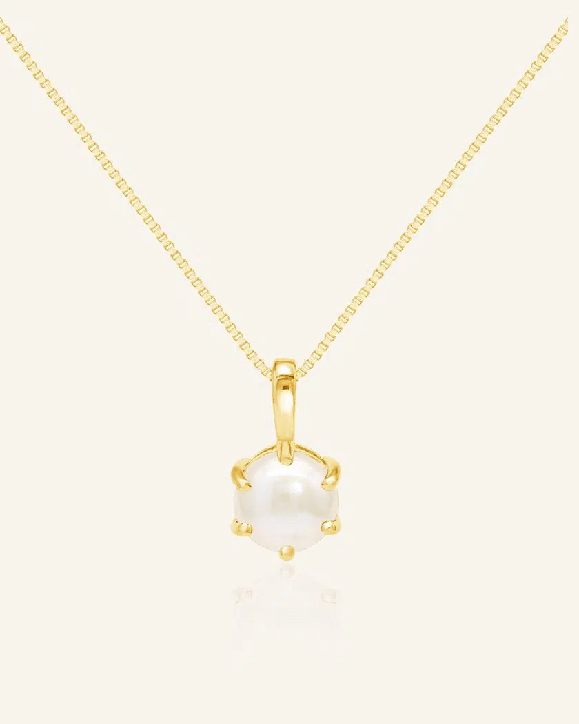 Classic Pearl Necklace - Love Estella