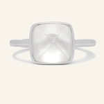 Clear Quartz Sugarloaf Ring - Love Estella