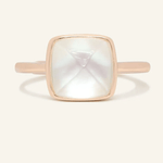 Clear Quartz Sugarloaf Ring - Love Estella