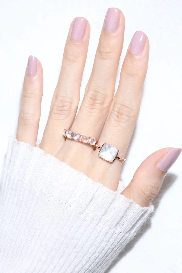 Clear Quartz Sugarloaf Ring - Love Estella
