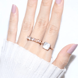 Clear Quartz Sugarloaf Ring - Love Estella