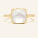Clear Quartz Sugarloaf Ring - Love Estella