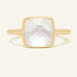 Clear Quartz Sugarloaf Ring - Love Estella