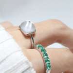 Clear Quartz Sugarloaf Ring - Love Estella