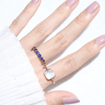 Clear Quartz Sugarloaf Ring - Love Estella