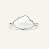 Cloud Mother of Pearl Ring - Love Estella