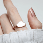 Cloud Mother of Pearl Ring - Love Estella