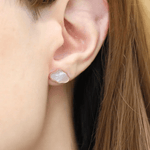 Cloud Mother of Pearl Studs - Love Estella